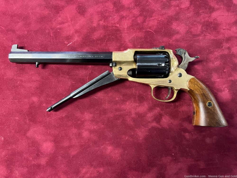 Pietta 1858 New Army Revolver - .44 Caliber 8" Barrel w/ Brass Frame-img-9
