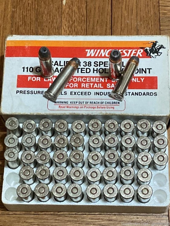 38 Spl Special 110 gr JSP Revolver Ammo 50rds Winchester Remington -img-2