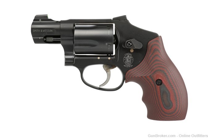 Smith & Wesson 432UC 32 H&R Mag 1.88" 6rd DAO BLK Cherry G10 Grips 14035-img-0