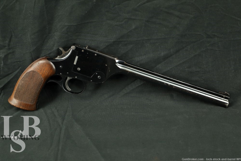 Walter F Roper H&R U.S.R.A 1st Model 195 Single Shot Tip-Up Pistol 1928 C&R-img-0