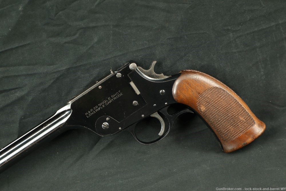Walter F Roper H&R U.S.R.A 1st Model 195 Single Shot Tip-Up Pistol 1928 C&R-img-6