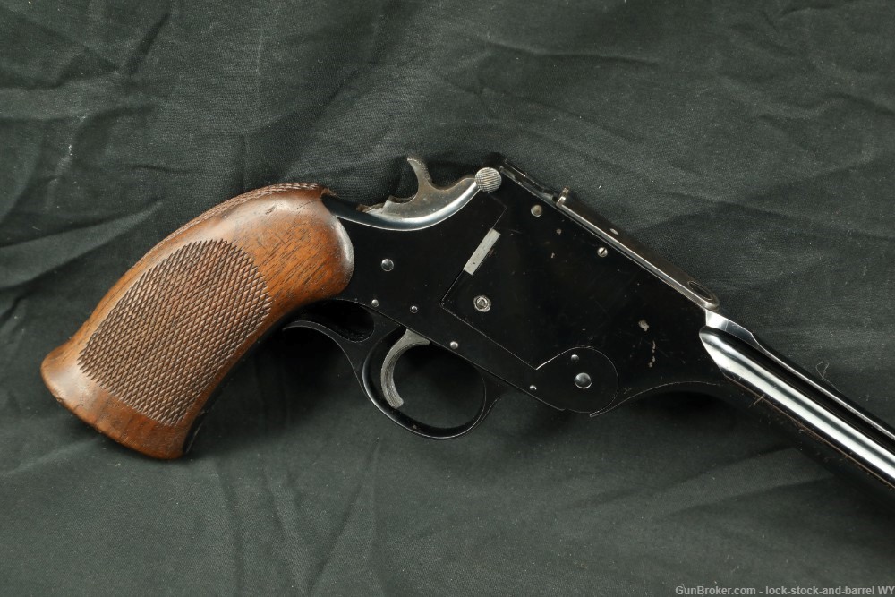 Walter F Roper H&R U.S.R.A 1st Model 195 Single Shot Tip-Up Pistol 1928 C&R-img-2