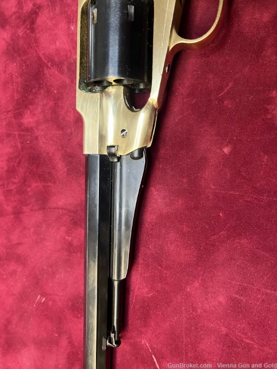 Pietta 1858 New Army Revolver - .44 Caliber 8" Barrel w/ Brass Frame-img-4
