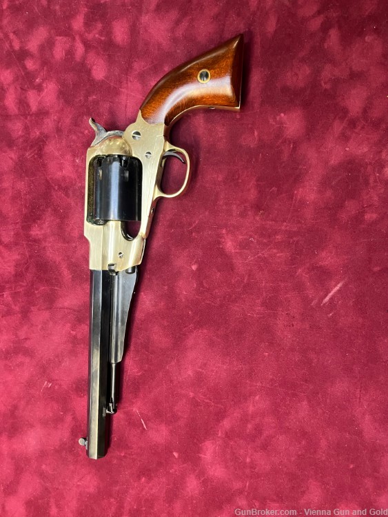 Pietta 1858 New Army Revolver - .44 Caliber 8" Barrel w/ Brass Frame-img-5