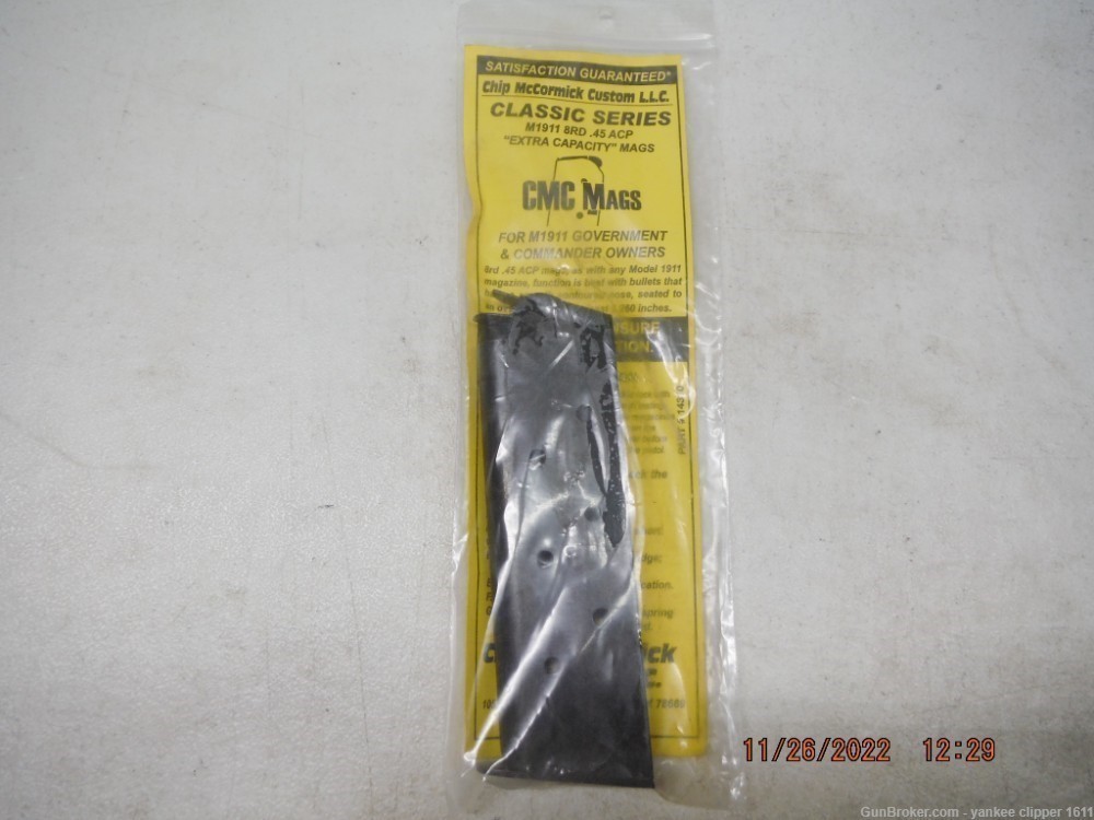 Chip McCormick Classic 1911 45 8Rd Magazine Full Size 45ACP Mag-img-2
