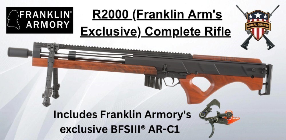 R2000 (FRANKLIN ARMORY EXCLUSIVE) Rifle with 5.56 Caliber & Binary Trigger-img-0