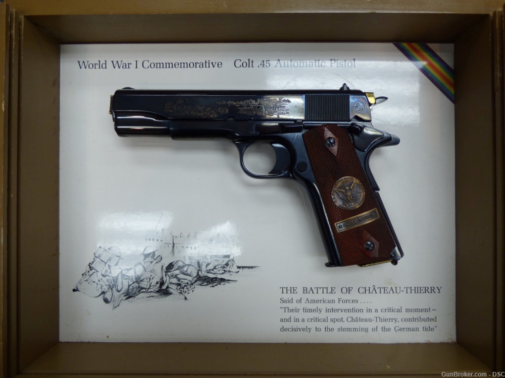 Colt World War I Commemorative 1911 Chateau-Thierry 45 ACP Government WWI-img-8