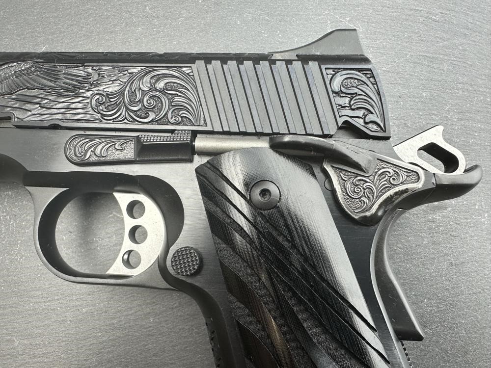 FACTORY 2ND - Kimber 1911 Custom Engraved Patriot Blued by Altamont-img-3