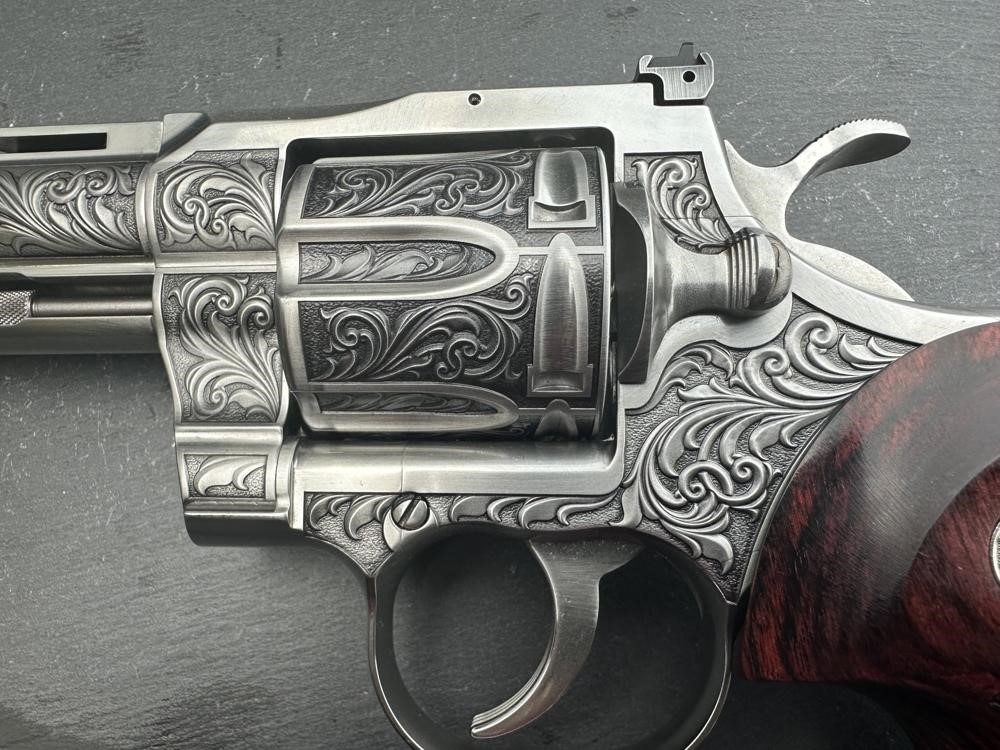FACTORY 2ND - Colt Python 2020 ENGRAVED by Altamont 6" .357 Mag Stainless-img-3