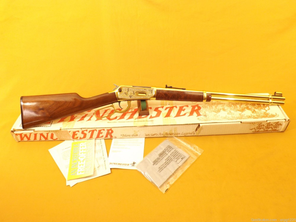 WINCHESTER 94AE 30-30WIN AMERICA REMEMBERS XIT 1880-1912 COMMERATIVE W/BOX -img-0