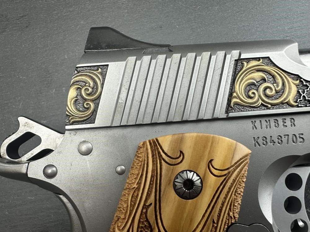 FACTORY 2ND - Kimber 1911 Custom Engraved Royal Chateau AA by Altamont-img-11