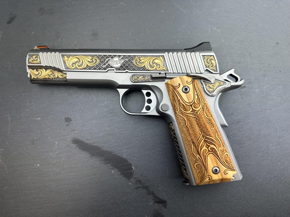 FACTORY 2ND - Kimber 1911 Custom Engraved Royal Chateau AA by Altamont-img-0
