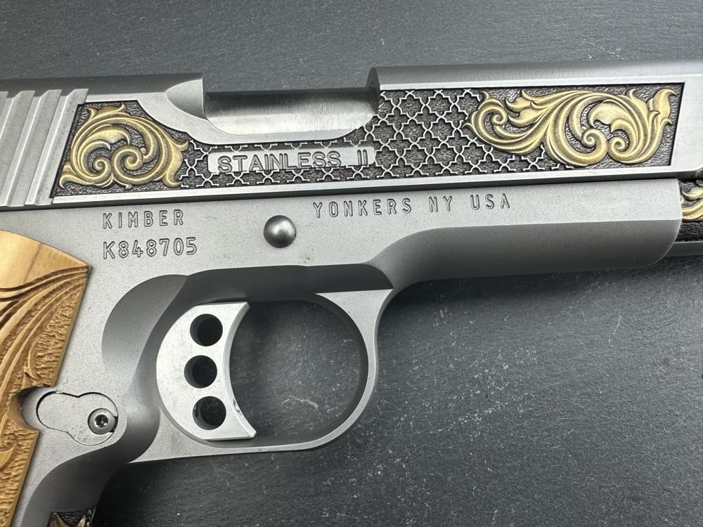 FACTORY 2ND - Kimber 1911 Custom Engraved Royal Chateau AA by Altamont-img-9