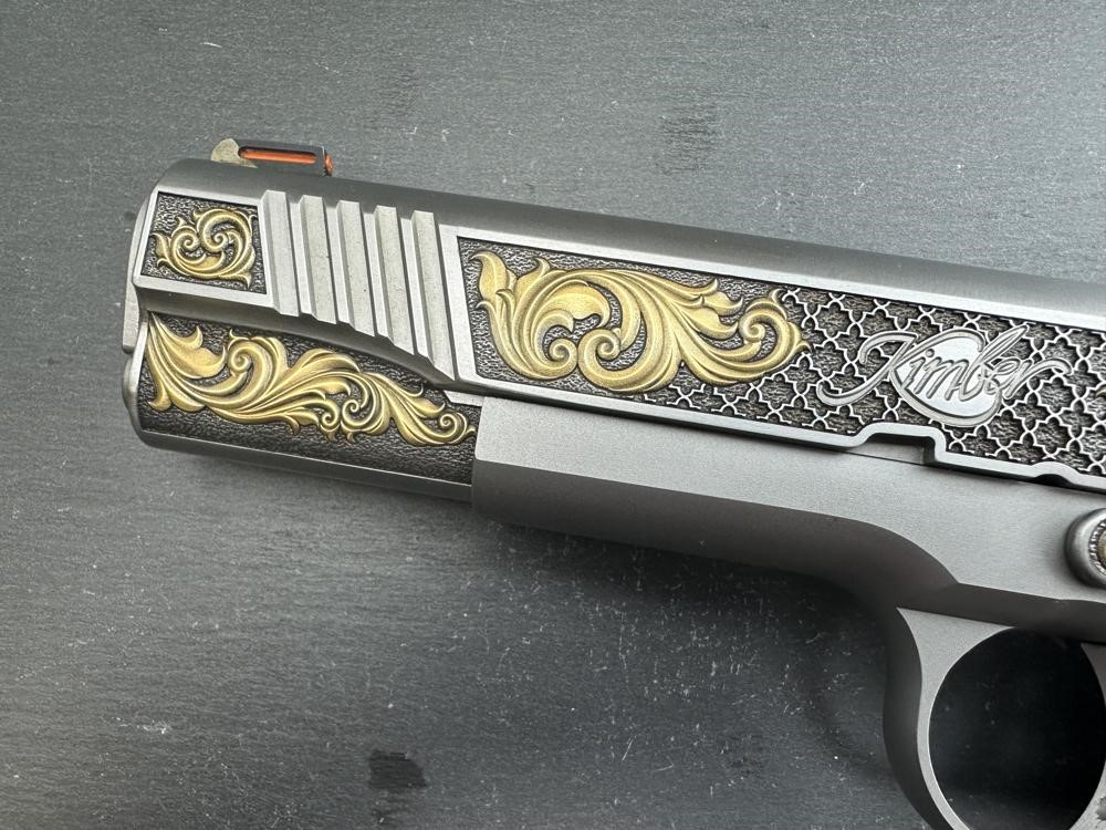 FACTORY 2ND - Kimber 1911 Custom Engraved Royal Chateau AA by Altamont-img-1