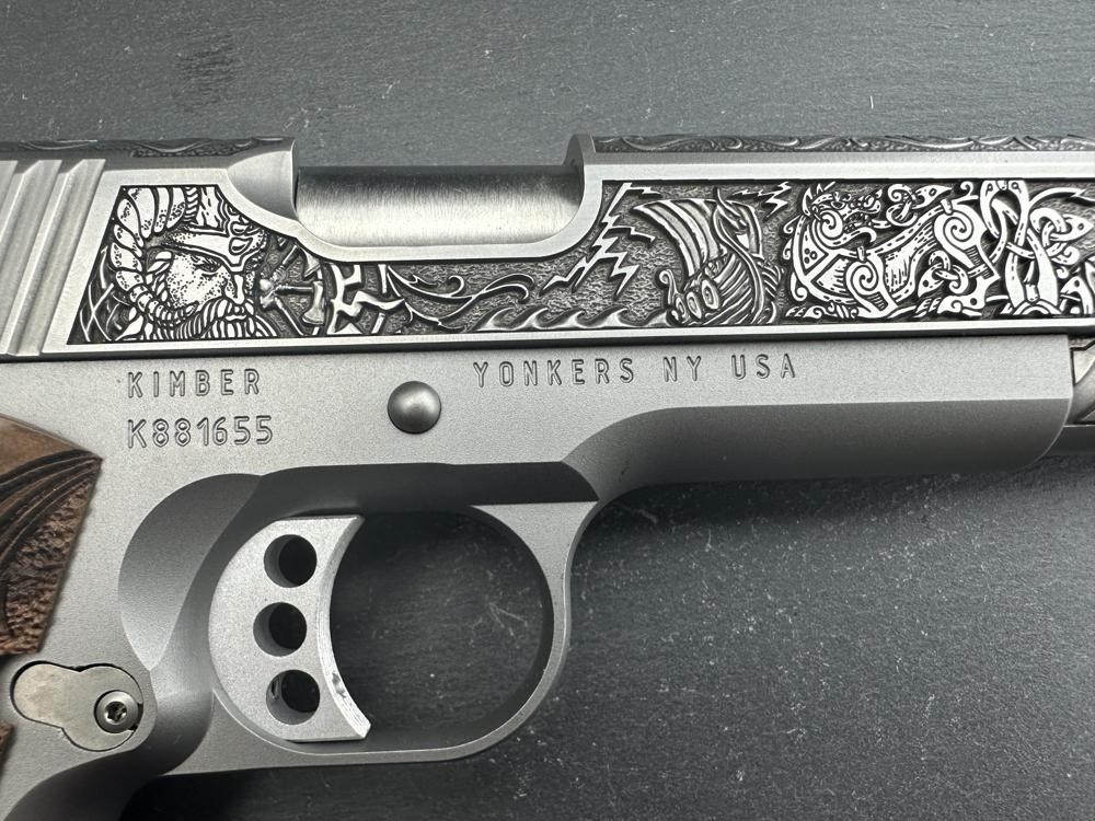 FACTORY 2ND - Kimber 1911 Custom Engraved Viking Warrior AAA by Altamont-img-8
