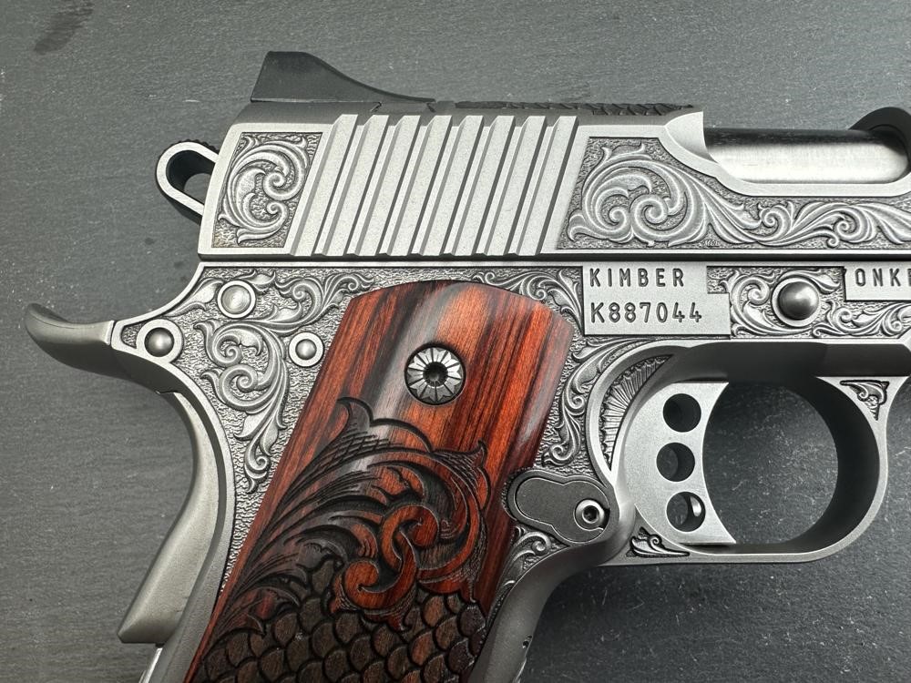 FACTORY 2ND - Kimber 1911 Custom Engraved Royal Fish Scale Altamont .45ACP-img-10