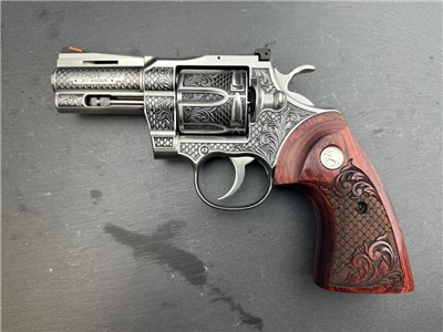 FACTORY 2ND - Colt Python 2020 ENGRAVED Royal Snake Scale by Altamont 3"