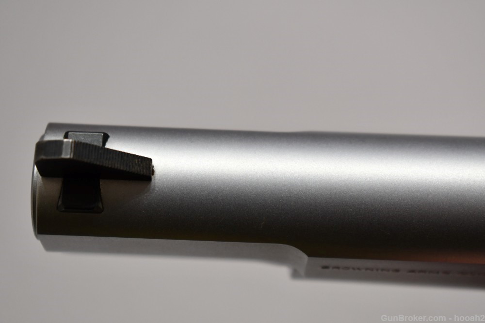 Nice Browning Hi Power Mark III Hard Chrome Semi Auto Pistol 9mm 1995-img-14