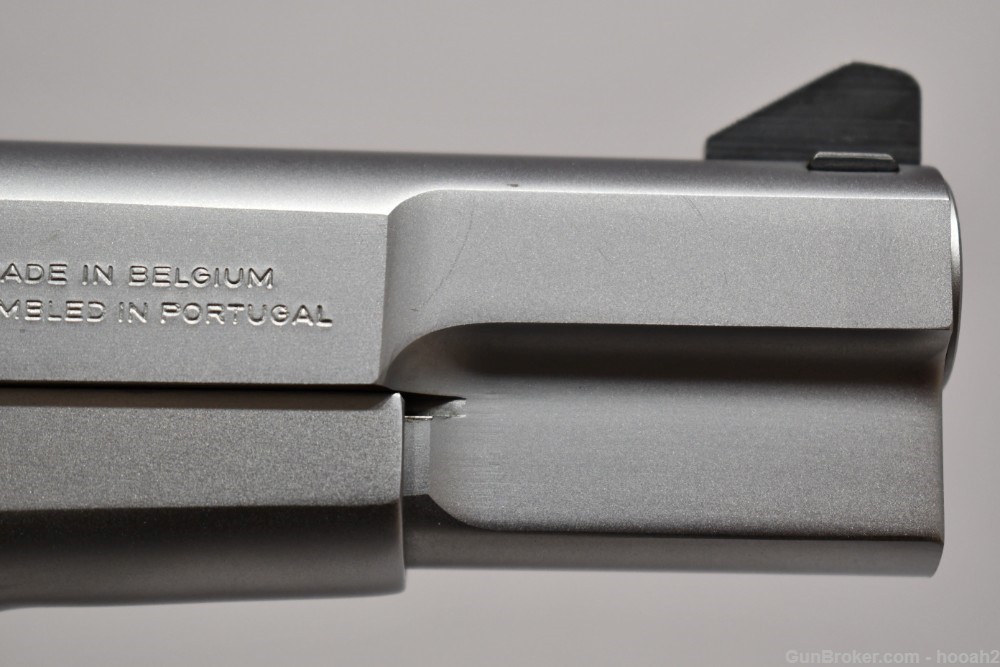 Nice Browning Hi Power Mark III Hard Chrome Semi Auto Pistol 9mm 1995-img-7