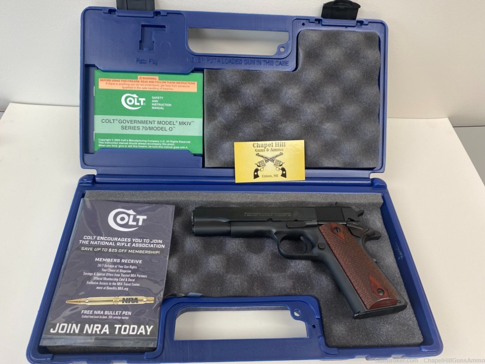 COLT 1911 CLASSIC GOVERNMENT 45 AUTO 5'' 7-RD PISTOL *NEW* NO CC FEES-img-11