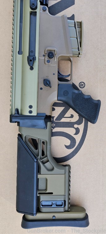 FN Scar 20S 6.5 Creedmoor 20" Bbl DMR FDE w/ One Mag Box Manual Excellent!-img-2