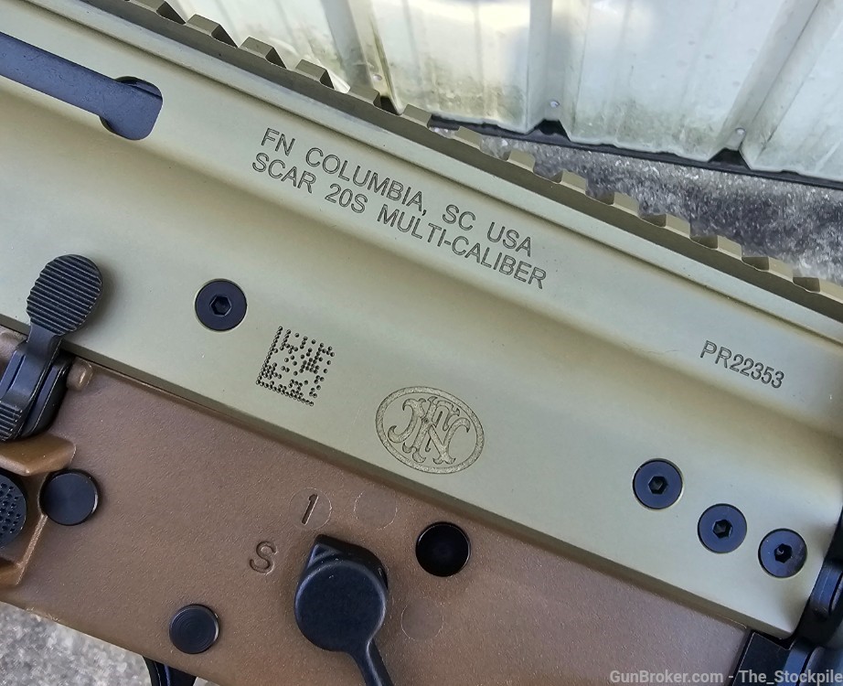 FN Scar 20S 6.5 Creedmoor 20" Bbl DMR FDE w/ One Mag Box Manual Excellent!-img-13