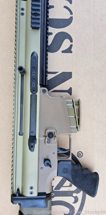 FN Scar 20S 6.5 Creedmoor 20" Bbl DMR FDE w/ One Mag Box Manual Excellent!-img-3