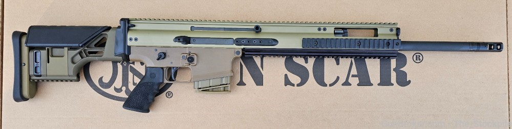 FN Scar 20S 6.5 Creedmoor 20" Bbl DMR FDE w/ One Mag Box Manual Excellent!-img-0