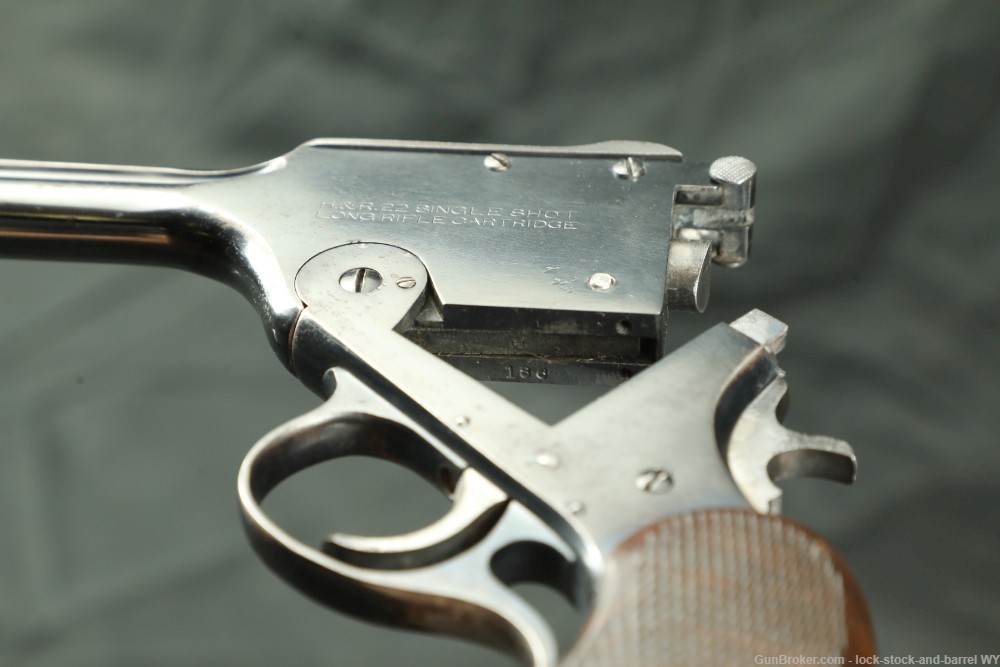 Walter F Roper H&R U.S.R.A 3rd Model 195 Single Shot Tip-Up Pistol 1930 C&R-img-15