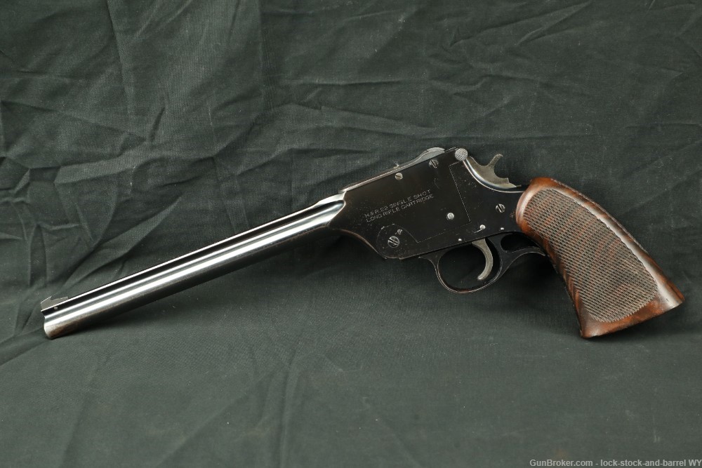 Walter F Roper H&R U.S.R.A 3rd Model 195 Single Shot Tip-Up Pistol 1930 C&R-img-4