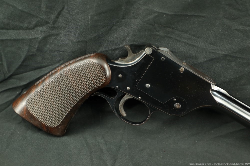 Walter F Roper H&R U.S.R.A 3rd Model 195 Single Shot Tip-Up Pistol 1930 C&R-img-2