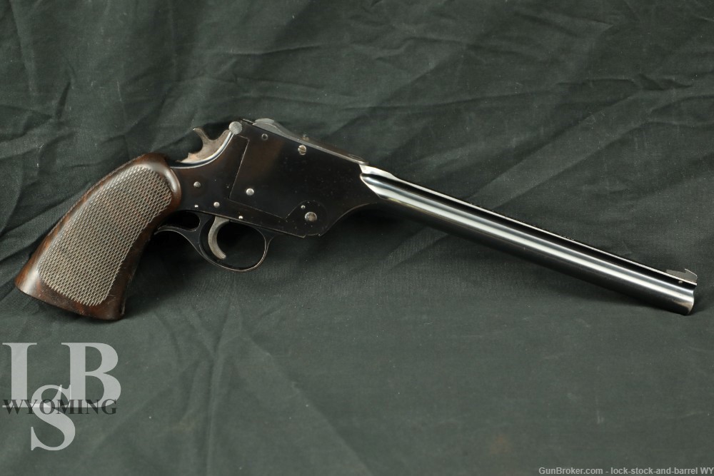 Walter F Roper H&R U.S.R.A 3rd Model 195 Single Shot Tip-Up Pistol 1930 C&R-img-0