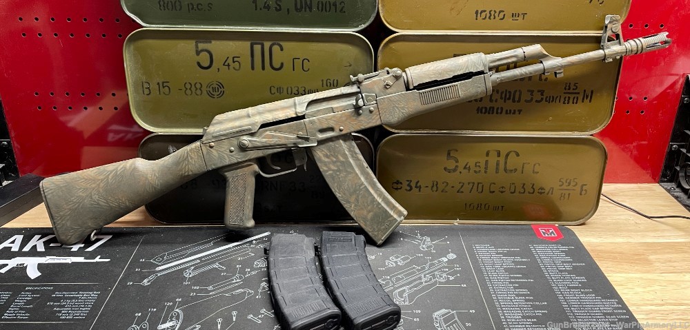AK-74 Ratmil Intrac MK II 5.45x39 Romanian AK 74 w/ Bakelite NO CC FEES-img-0
