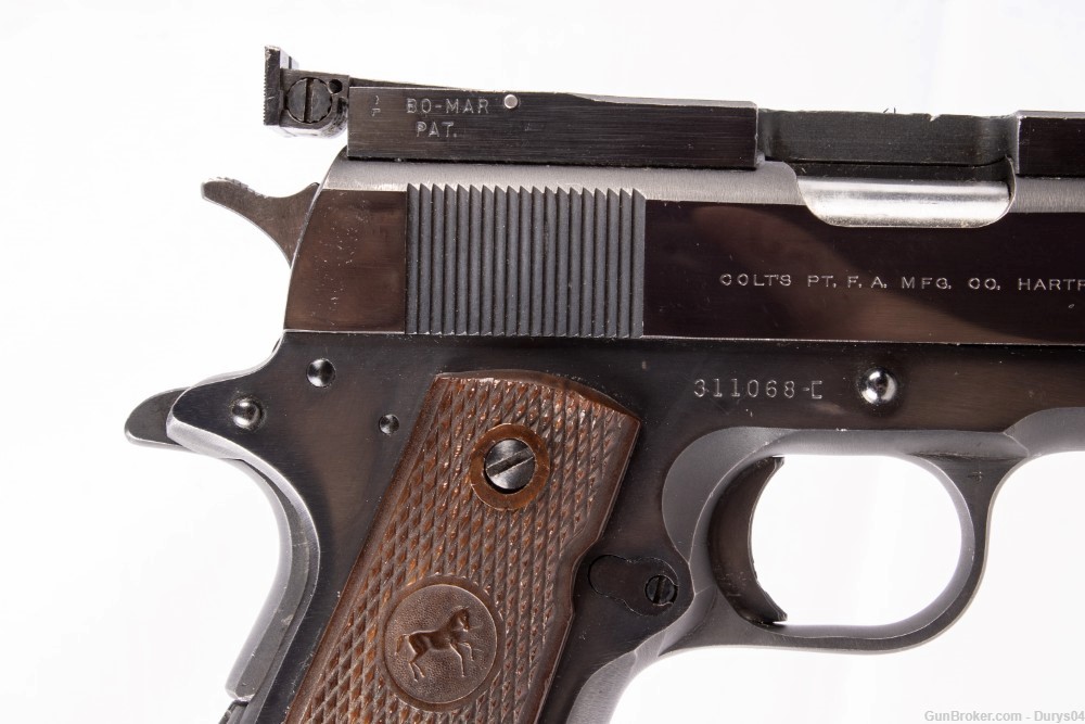 Colt Goverment Model 1911 .45 ACP with Bo-Mar Rib Dury's # 17461-img-4