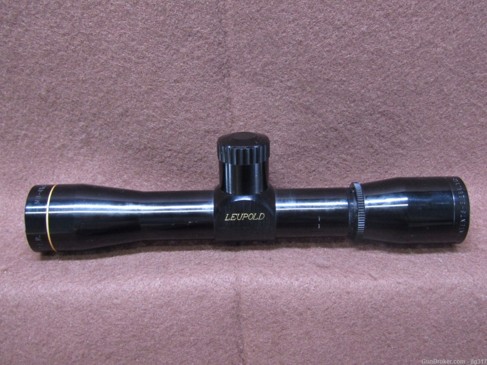Leupold M8-4X 4x Power Extended Eye Relief Pistol Scope Made 1983 -img-0