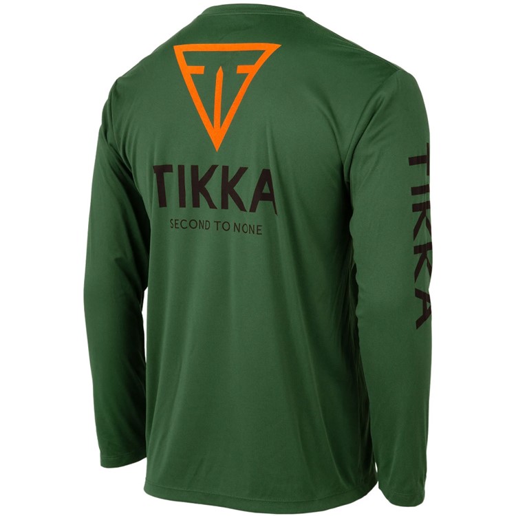 BERETTA Tikka Tech Long Sleeve T-Shirt, Color: Army Green, Size: S-img-2