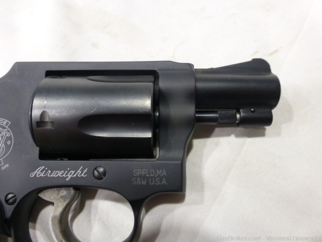 S&W 442 Revolver 38 spl +P 1 5/8" DAO 5 rd Blackhawk Holster EXCELLENT-img-2
