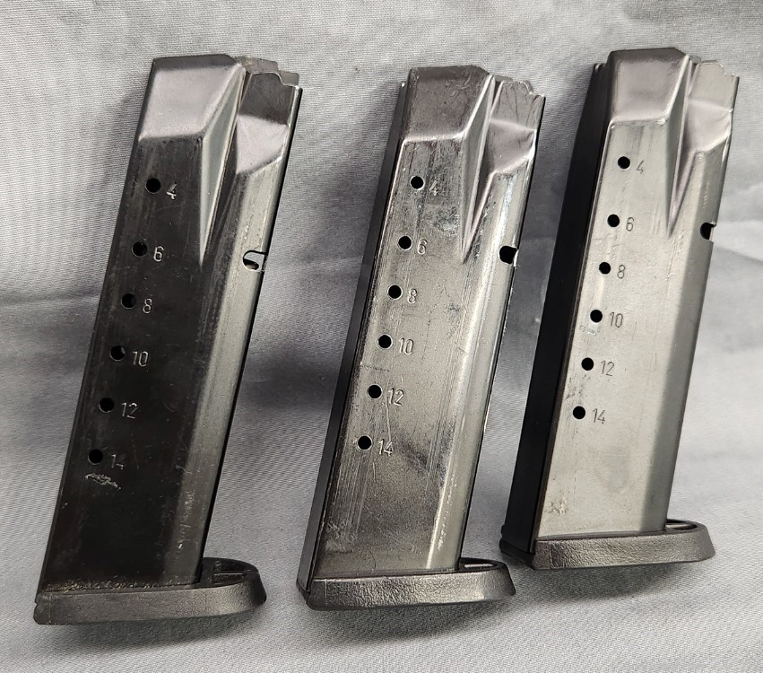 Three Smith & Wesson M&P40 magazines 15rd .40 S&W or .357 Sig-img-4