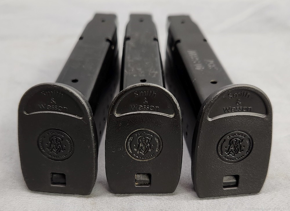 Three Smith & Wesson M&P40 magazines 15rd .40 S&W or .357 Sig-img-8