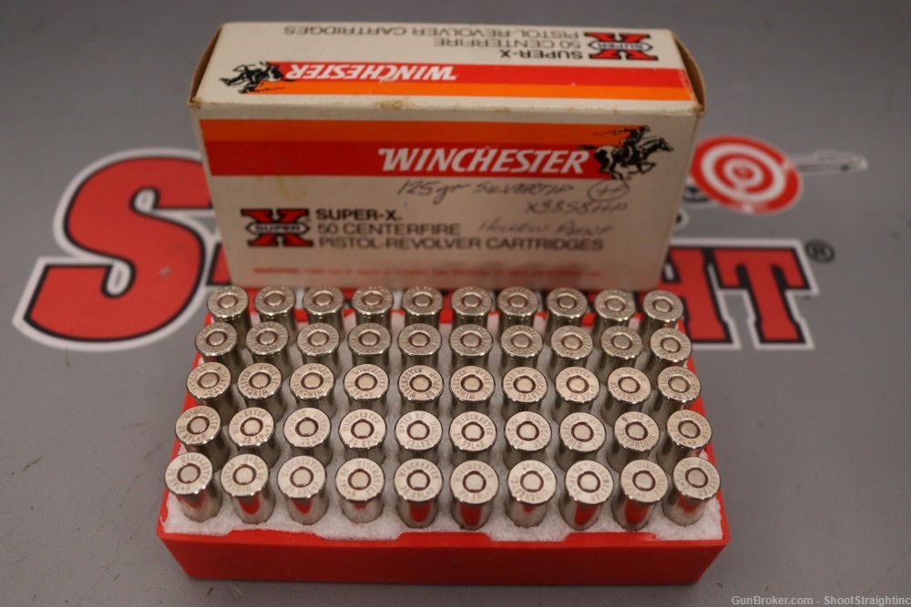 Lot O' One (1) Box of 50rds Winchester .38SPL+P 125gr SIlvertip JHP-img-5