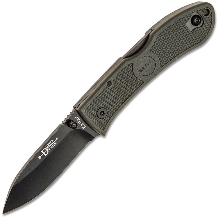 KA-BAR Dozier Hunter Folding Knife (4062FG)-img-1