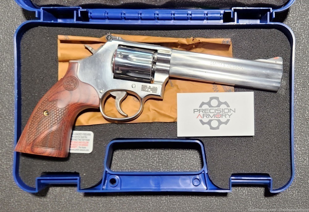 Smith & Wesson 686 Plus Deluxe 6" NEW! Free Ship, No CC Fee-img-0