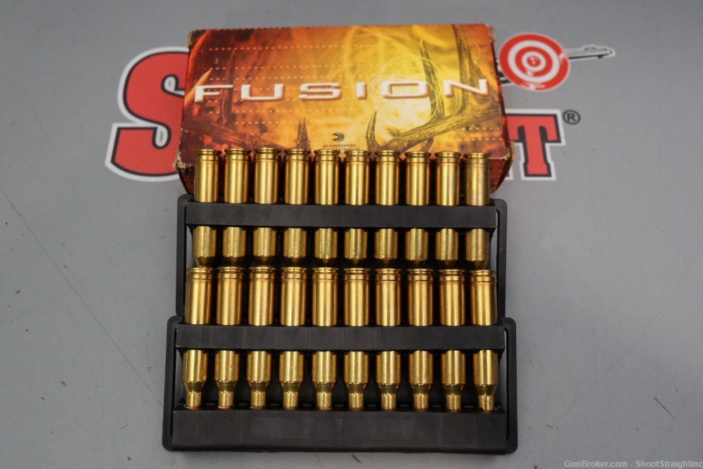 Lot o' 20 Rounds Federal Fusion 7mm Remmag 175gr Ammunition-img-4