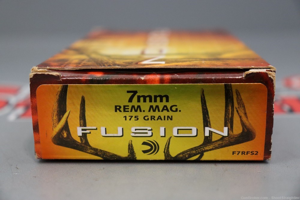 Lot o' 20 Rounds Federal Fusion 7mm Remmag 175gr Ammunition-img-1