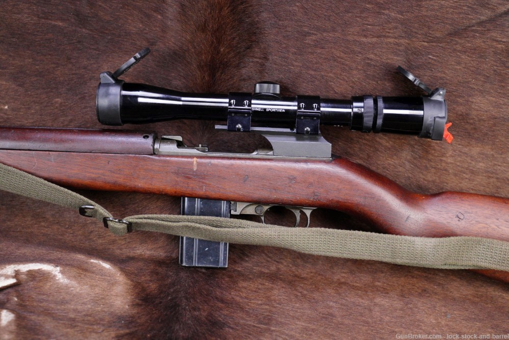 WWII Winchester M1 Carbine Scope US .30 Semi AutoU.S. M-1 Rifle C&R-img-9