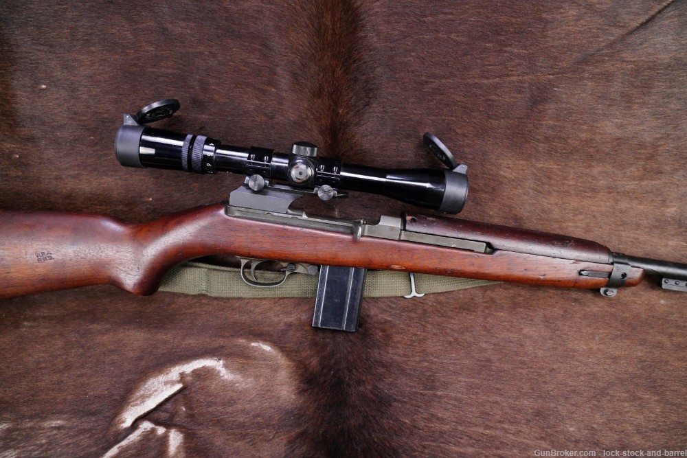 WWII Winchester M1 Carbine Scope US .30 Semi AutoU.S. M-1 Rifle C&R-img-2
