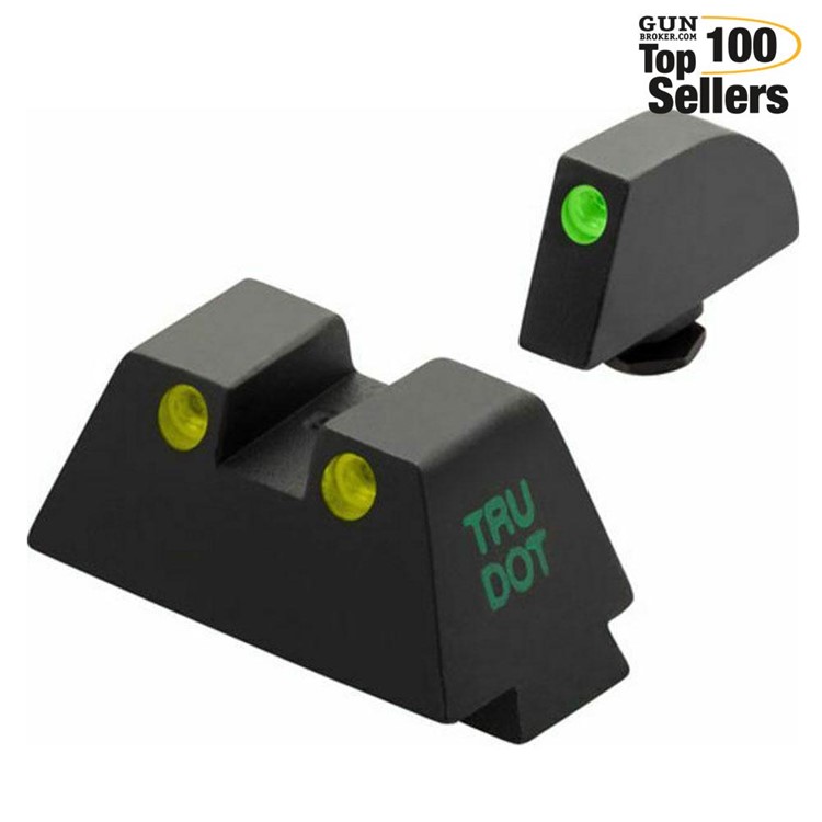 MAKO/MEPROLIGHT Green/Yellow Night Sight Set For Glock 9/357 Sig/40/45 GAP-img-0