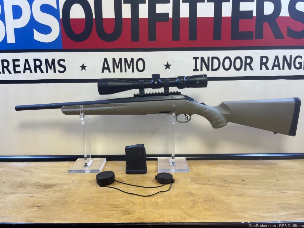 Ruger American 5.56 Rifle 16" w/ Vortex Copperhead 4-12x44 - Pre Owned-img-0