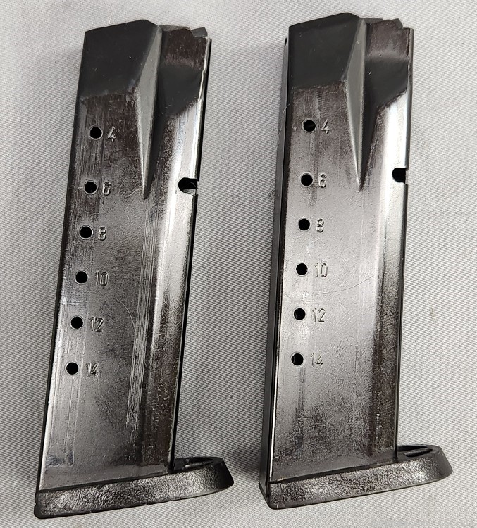 Two Smith & Wesson M&P40 magazines 15rd .40 S&W or .357 Sig-img-2