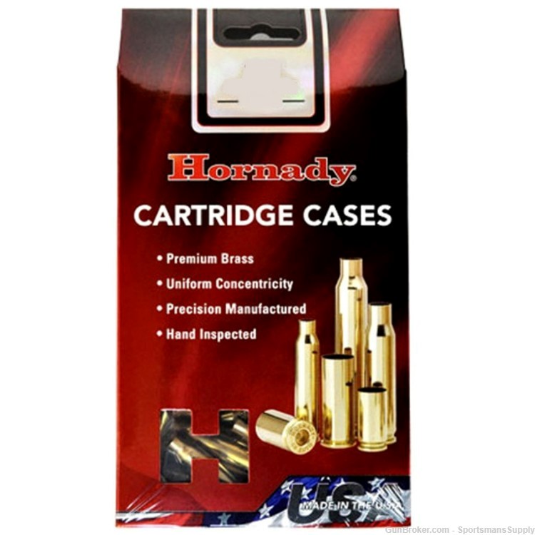Hornady .460 S&W Magnum New Unprimed Brass Cartridge Cases 50 Count!-img-0